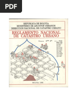 Reglamento Nacional de Catastro