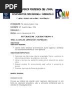 Informe 8 - Lab de Quimica Organica