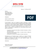 Carta de Presentación COSAPI PDF