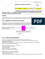 TP Dosage Espece Coloree Par Spectrophotometrie