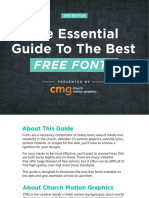 CMG The Essential Guide To The Best Free Fonts