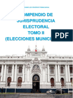 Compendio de Jurisprudencia Electoral Tomo Ii Elecciones Municipales