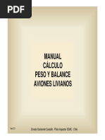 Manual DGAC Cálculo de Peso e Balanciamento PDF