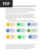 Nueva Estructura de Proyectos Escolares 2017