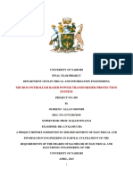 Microcontroller Based Power Transformer Protection System