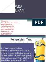 Taat Pada Peraturan