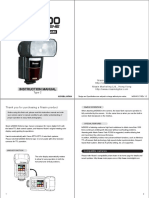 Instruction Manual: Digital TTL Power Zoom Flash