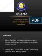 Epilepsy: Departement of Neurology Christian University of Indonesia Medical Faculty