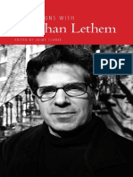 Jaime Clarke - Conversations With Jonathan Lethem