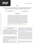 2015, Standards, Accuracy, and Questions of Bias in Rorschach Meta-Analyses