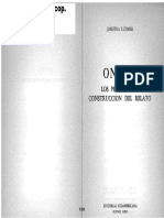 LUDMER - Onetti, Los Procesos de Construcción Del Relato