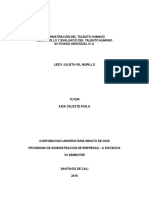 Administración Del Talento Humano Actividad 2 Individual