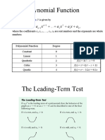 Polynomial Function: PX Ax Ax Ax Axa