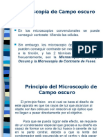 Microscopia Campo Oscuro