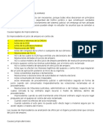 Improcedencia Del Juicio de Amparo