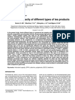 Antioxidant Capacity of Different Types of Tea Products PDF