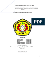 Makalah Studi Epidemiologi Analitik Case Control