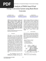 Control Analysis of PMSG Based Wind Energy Conversion System Using Buck-Boost Converter