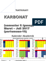 SS9 Karbonat Sikuen Stratigrafi