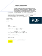 Problemas Complementarios Estadistica