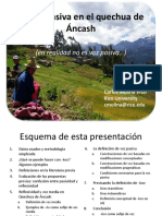 La Voz Pasiva Quechua de Ancash PDF