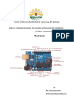 Ardunino Worksheet