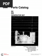 928-0220 Onan EK EM (Asst'd Specs) Parts Manual (09-1993)