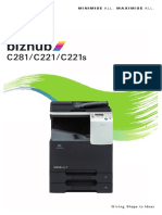 Bizhub c281 c221 c221s Catalog en PDF