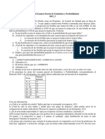 Solución Del Examen Parcial de Estadística y Probabilidades2015-2