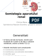 Semiologia Aparatului Renal