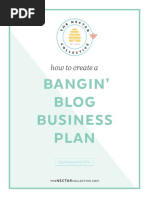 Bangin Blog Business Plan PDF