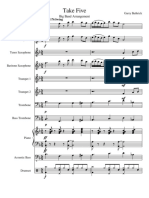 Take Five Big Band Arrangement