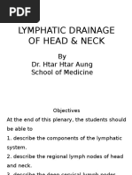 Lymphatic Drainage of Head and Neck