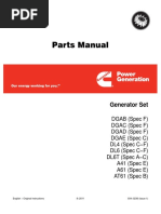 Onan Dgab Dgac Dgad Dgae Dl4 Dl6 Dl6t A41 A61 A61t Diesel Genset Parts Manual (08-2011)