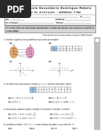 Ficha de Avaliação Funções - Trabalho Colaborativo PDF