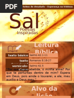 Lição 8 Salmo 42 Salmo de Desabafo Esperança Na Tristeza