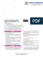 FLT Grade 11 Physics Chapter 2 and 3 UNIT, DIMENSION, Motion in A Straight Line SET 1