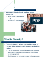 Cultural Diversity