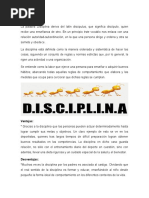 Disciplina