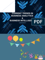 Trends in Business Analytics