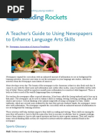 A Teacher's Guide To Using Newspapers To Enhance Language Arts Skills - Reading Rockets