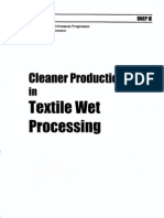 Cleaner Production in Textile Wet Processing - UNEP