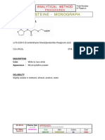 Erdosteine - Monograph: Analytical Method