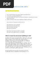 Difference Between ECC 6.0 Vs 4.7EE - SAP FI: Some of The Differences FI Module Side