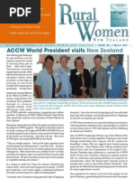 March 2007 Rural Women Magazine, New Zealand