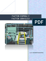 Factor Espera y Servicio