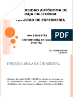 Historia de La Salud Mental