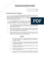 Modelo de Contestacion A Una Demanda de Divorcio Necesario Por Abandono Injustificado de Hogar