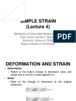 Simple Strain PDF