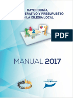 Mayordomia Plan Operativo 2017